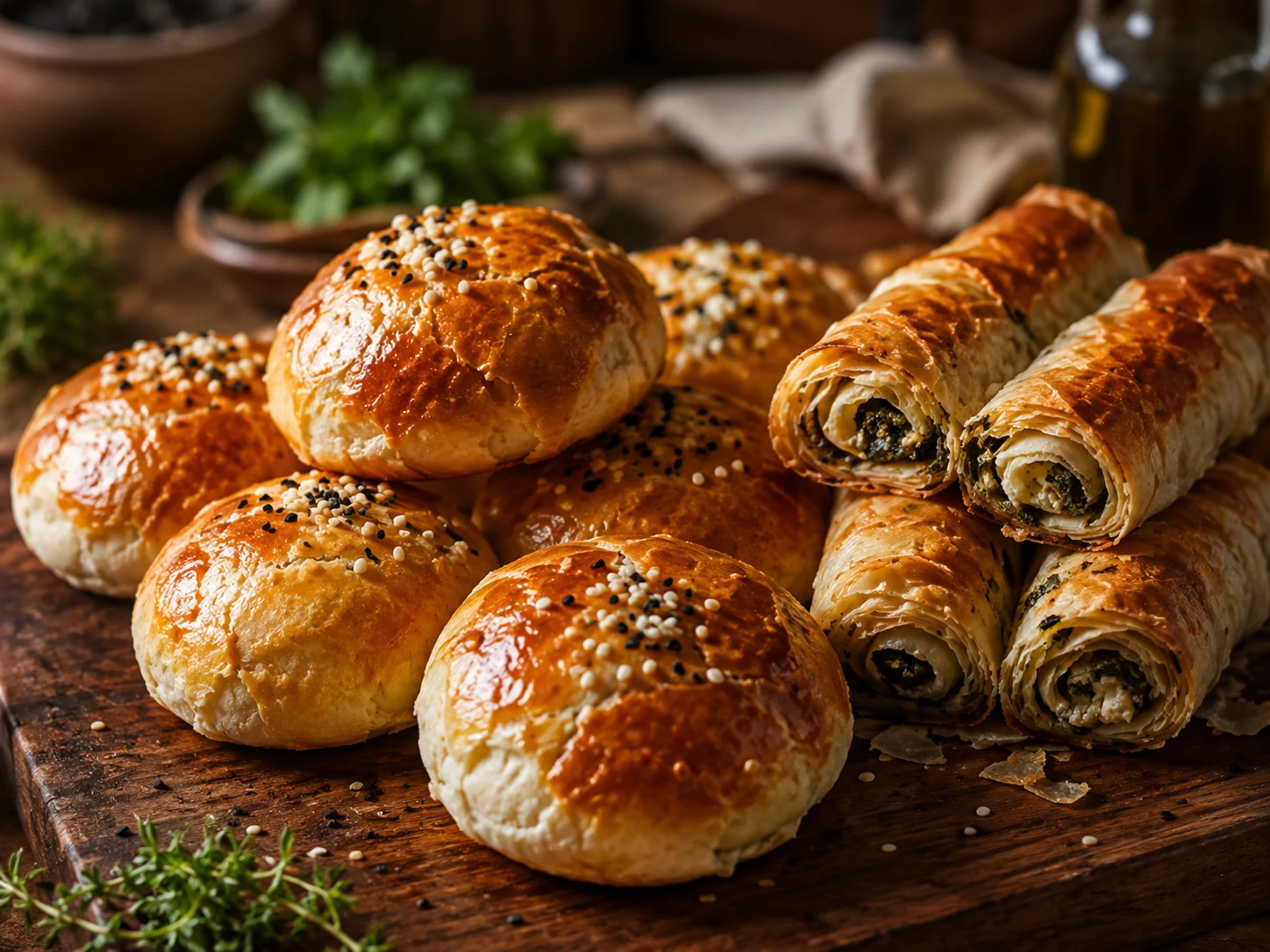 Poğaça ve börek ikramları